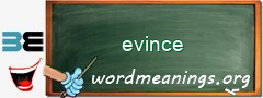 WordMeaning blackboard for evince